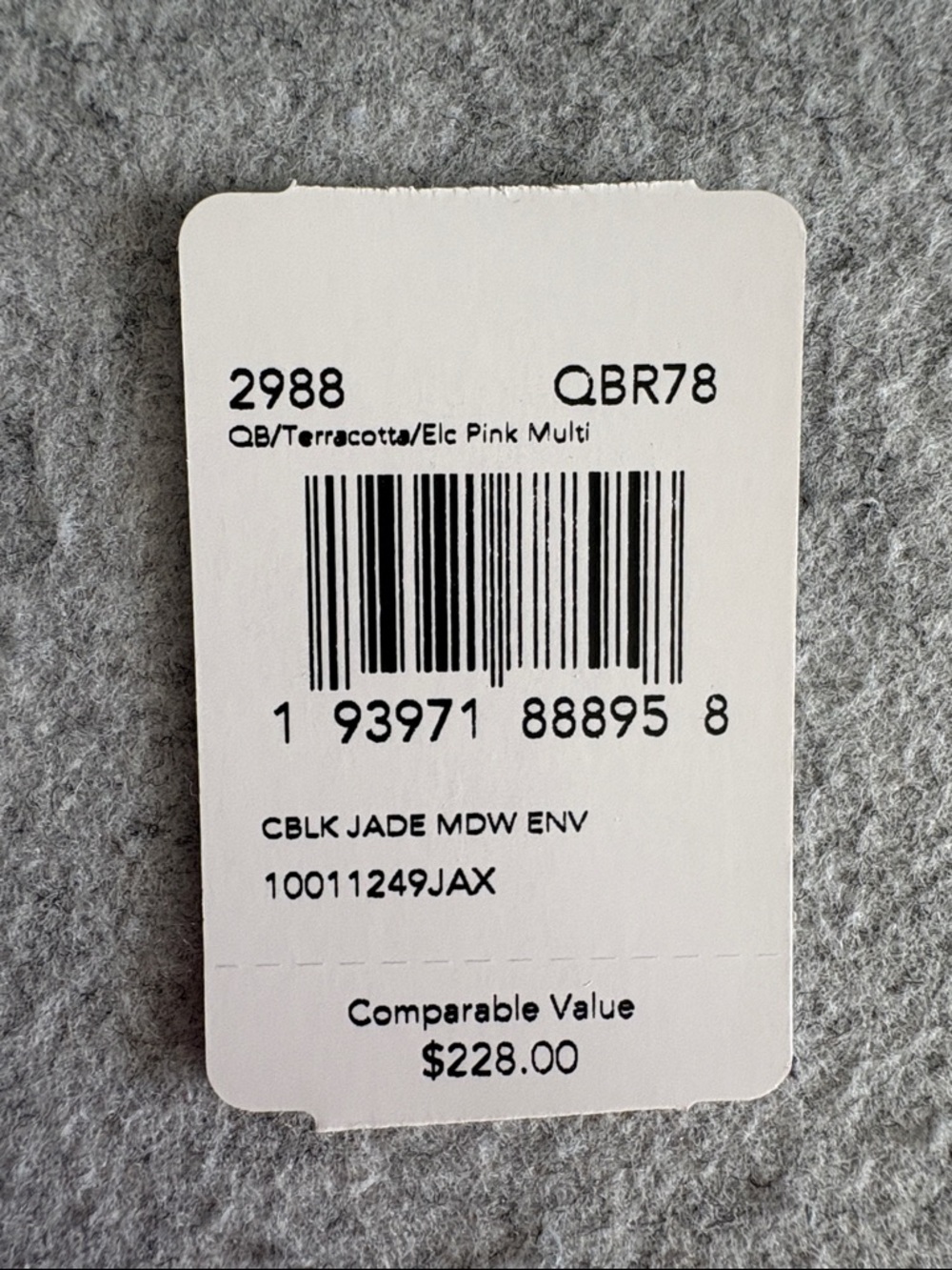 NWT! Coach Jade Colorblock Wallet - Picture 9 of 9